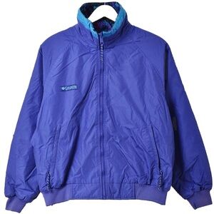 Columbia Jacket Womens Medium Retro 1995 Fall Synchilla Fleece Mixed Berries